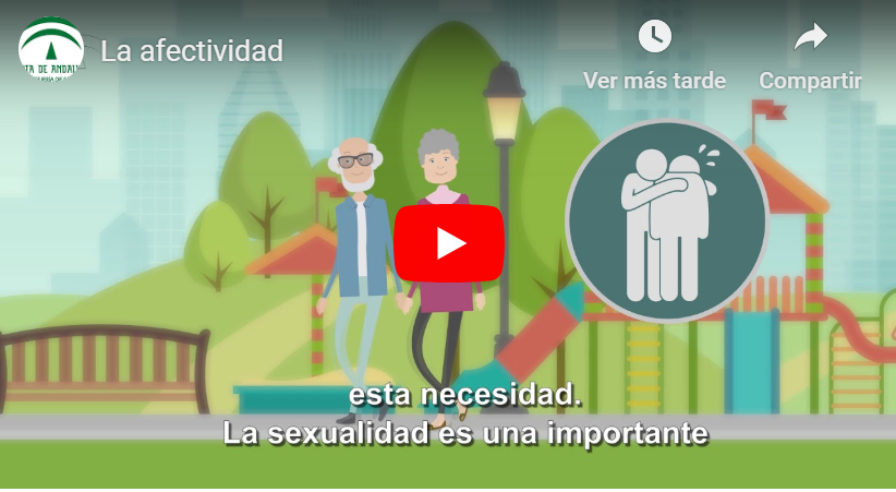 Imagen texto "Afectividad personas mayores"