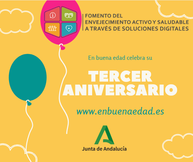 Imagen Tercer Aniversario Portal En buena edad
