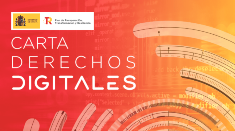 Imagen Web del Gobierno de España Carta de Derechos Digitales