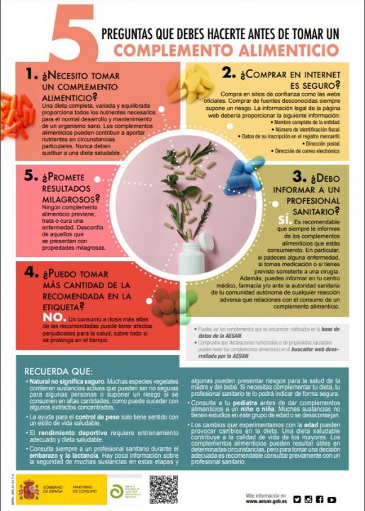 Imagen Consejos complemento alimenticio