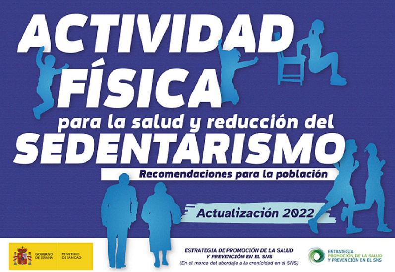 Imagen Recomendaciones Actividad Física y Sedentarismo. Ministerio de Sanidad