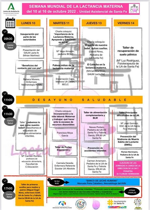 Imagen Semana Lactancia Materna Santa Fe