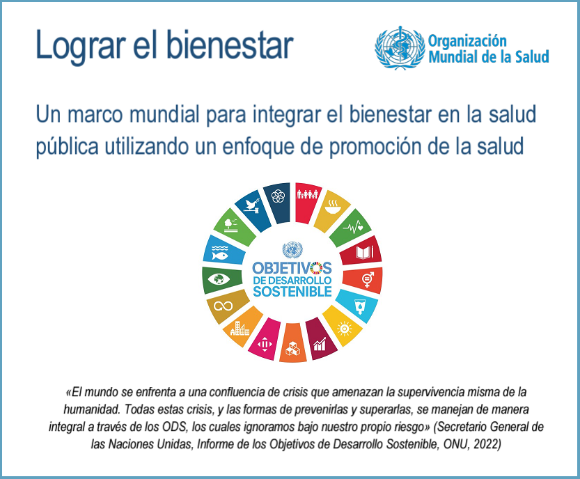 Imagen documento OMS Lograr el bienestar