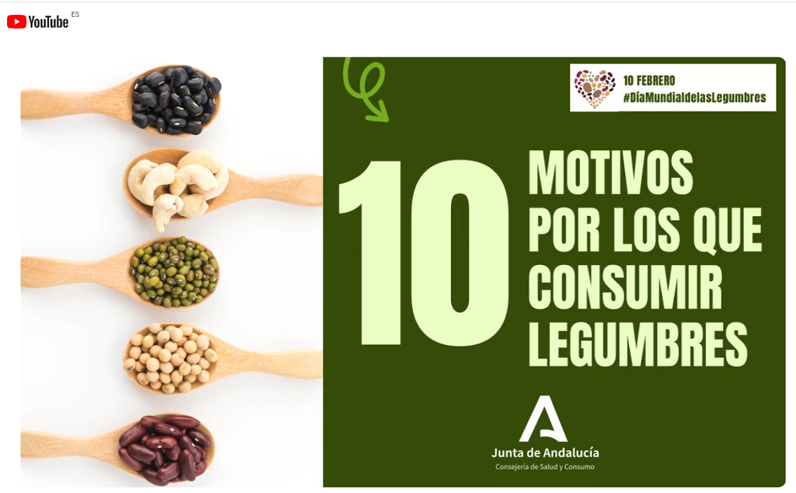 Imagen Video 10 motivos consumo legumbres 2024