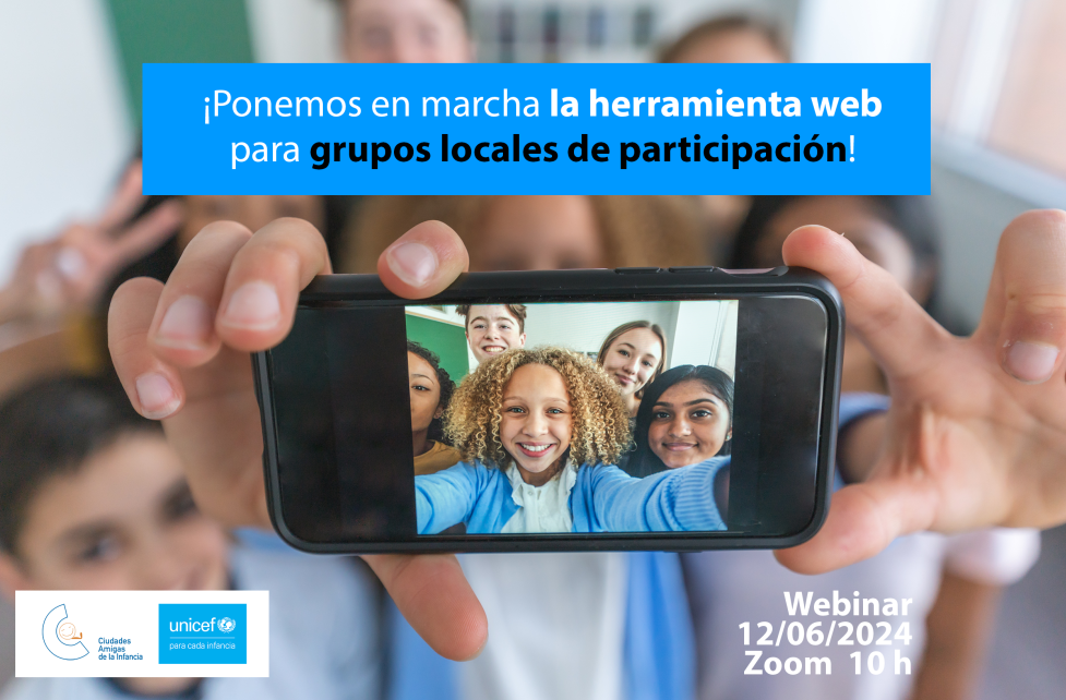 Imagen Webinar Ciudades Amigas Infancia 2024