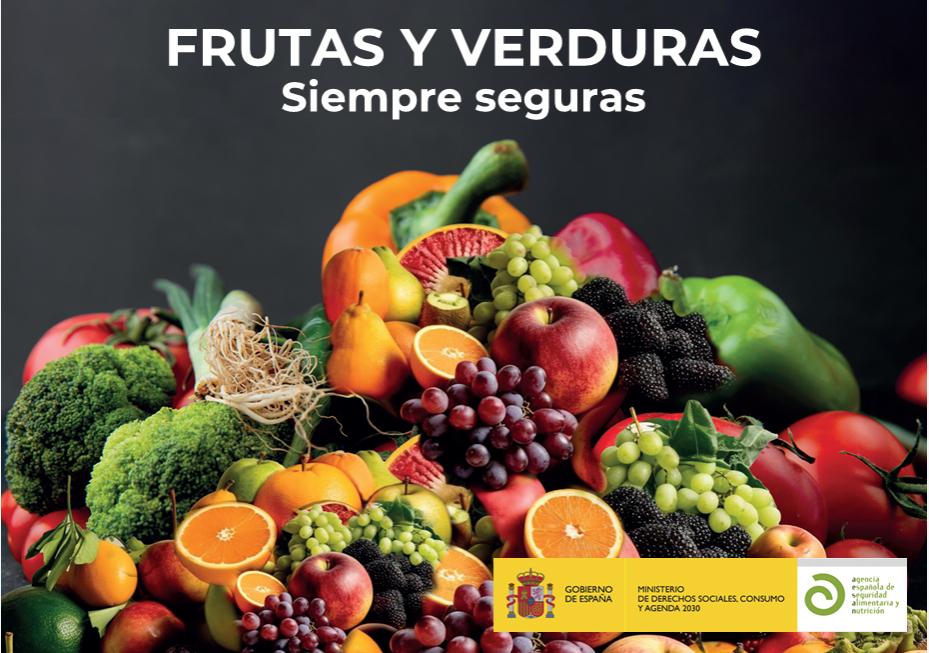 Imagen folleto AESAN frutas y verduras seguras