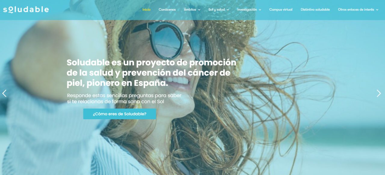 Portal web "Soludable"