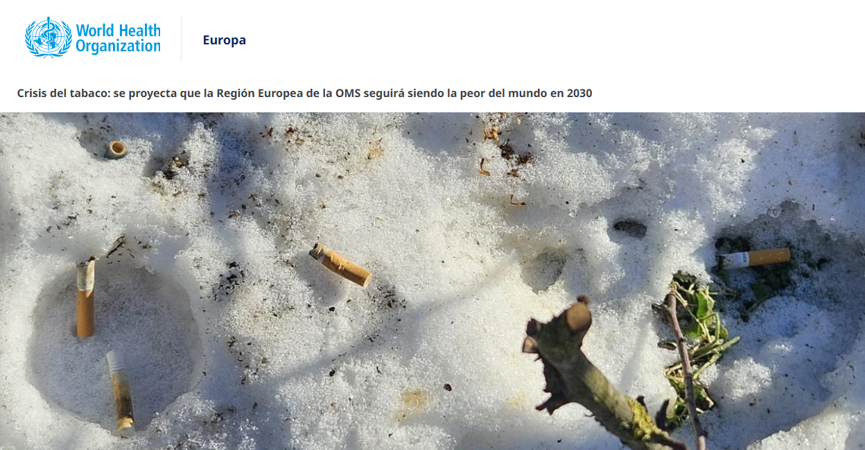 Imagen noticia OMS EU Tabaco