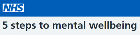 Imagen Five steps to mental wellbeing