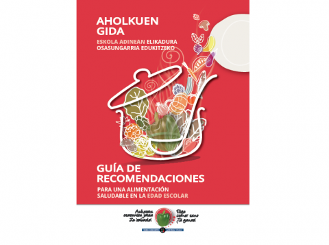 Portada Guía Alimentación Edad Escolar País Vasco
