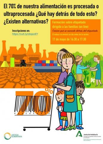 Cartel formación online Justicia Alimentaria