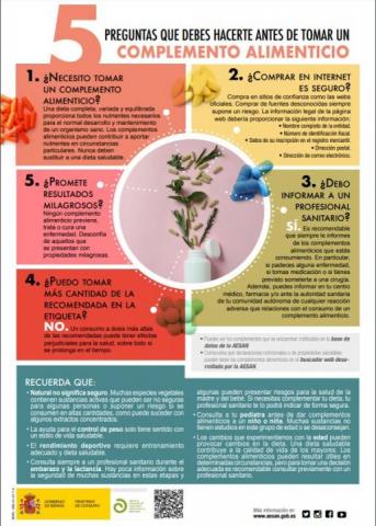 Imagen Consejos complemento alimenticio