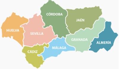 Mapa Andalucía
