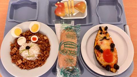 Imagen comida sana y divertida Hospital P. Real