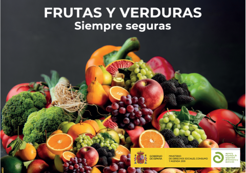 Imagen folleto AESAN frutas y verduras seguras