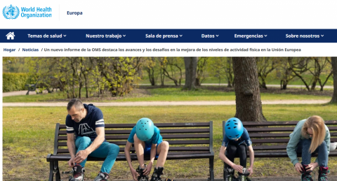 Imagen Noticia Actividad Fisica OMS EU