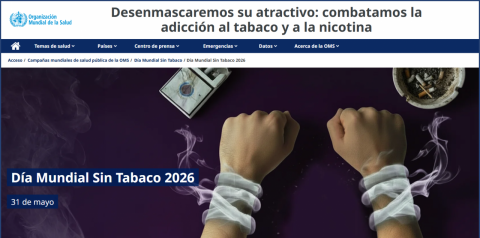 Imagen Dia Mundial sin Tabaco 2026