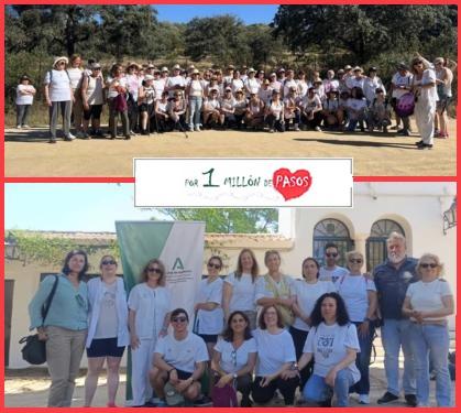 150 personas participan en la actividad “Por un millón de pasos” del Centro de Salud de Alcalá del Río