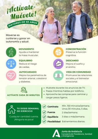 Infografia Activate y muevete